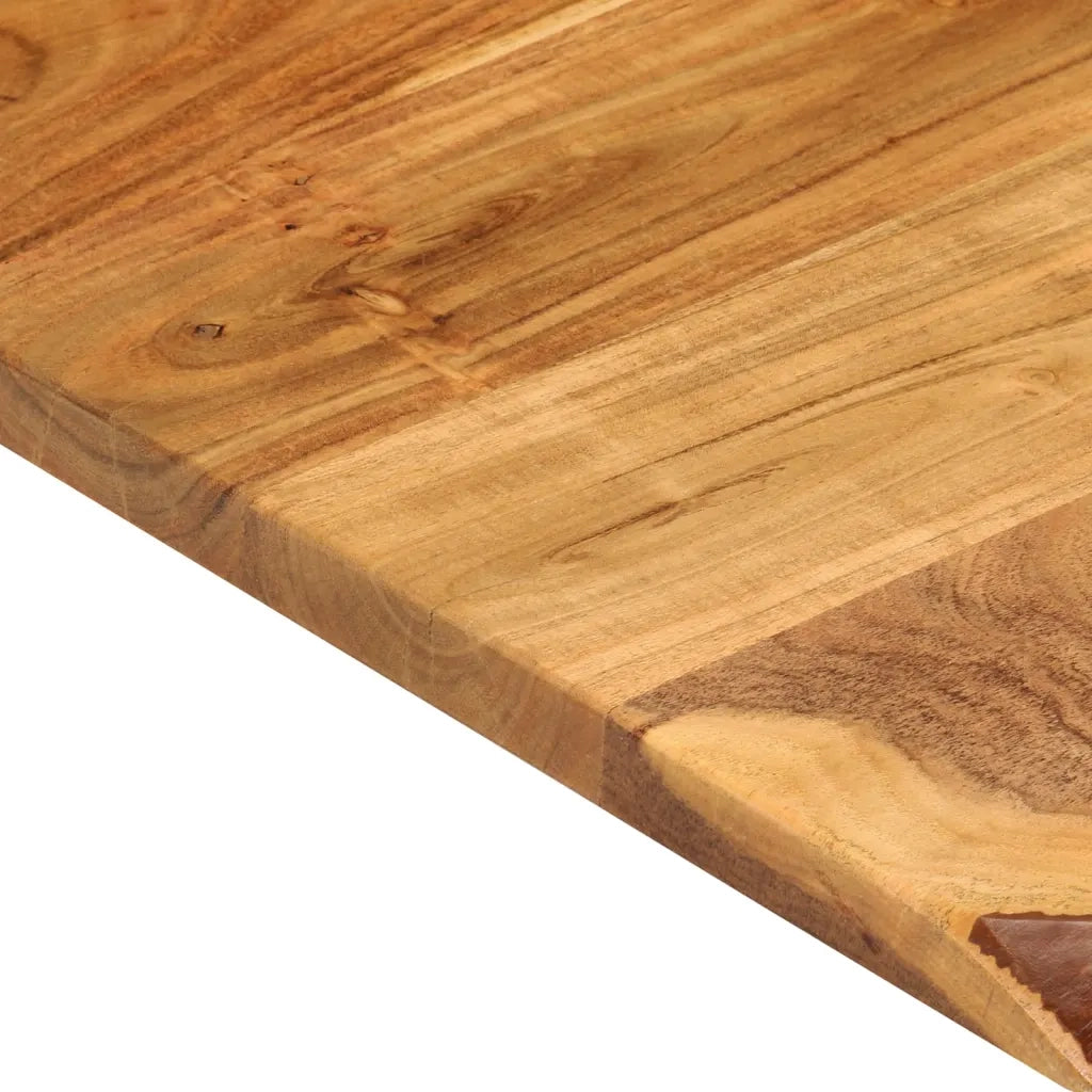 Piano per Vanità Bagno in Massello di Acacia 100x52x2,5 cm 286321