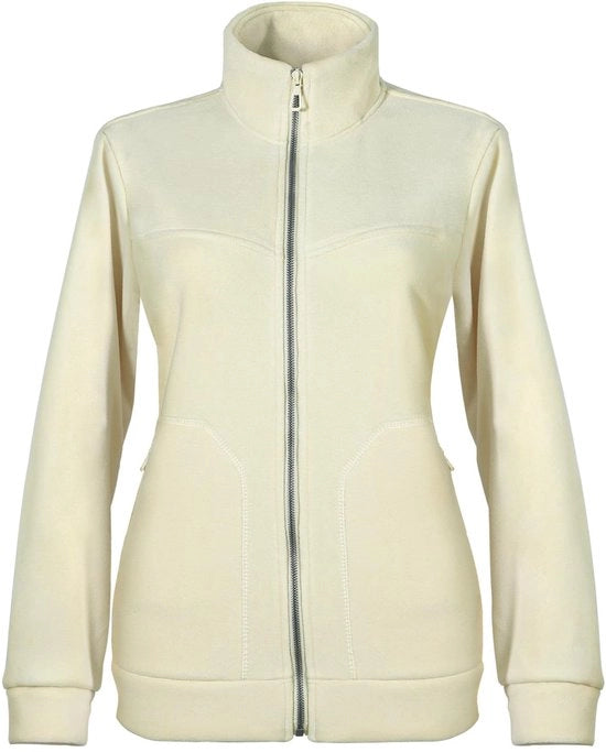 Giubbotto da donna in polarfleece con chiusura a zip, con parte superiore con chiusura a zip in fleece soffice, per stagione autunno inverno, morbido, leggero, anti-pilling, interno caldo e accogliente
