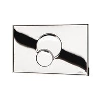 PLACCA DI COMANDO DUE TASTI MODELLO FIDIA DUO - CROMATA LUCIDA  - KAR