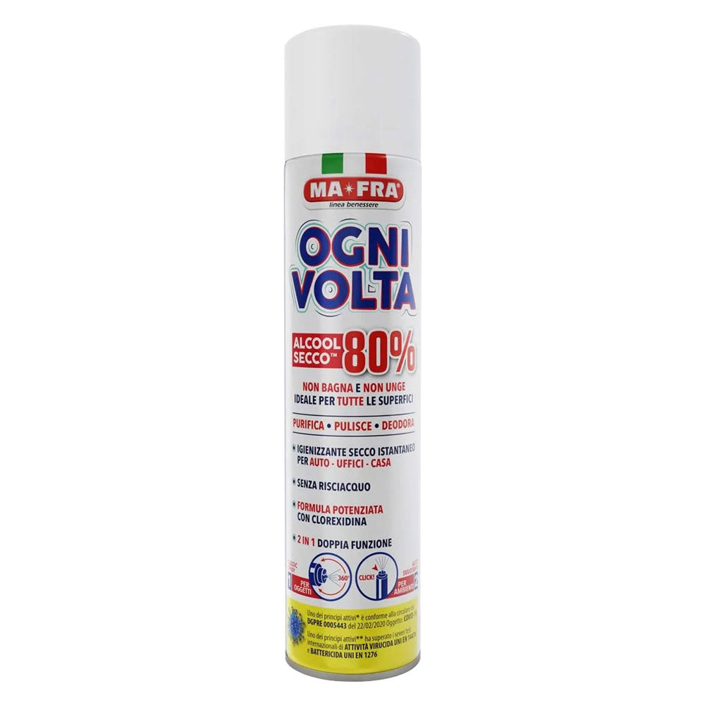 IGIENIZZANTE SPRAY BASE ALCOLICA 'OGNI VOLTA' ml 300  - MA-FRA