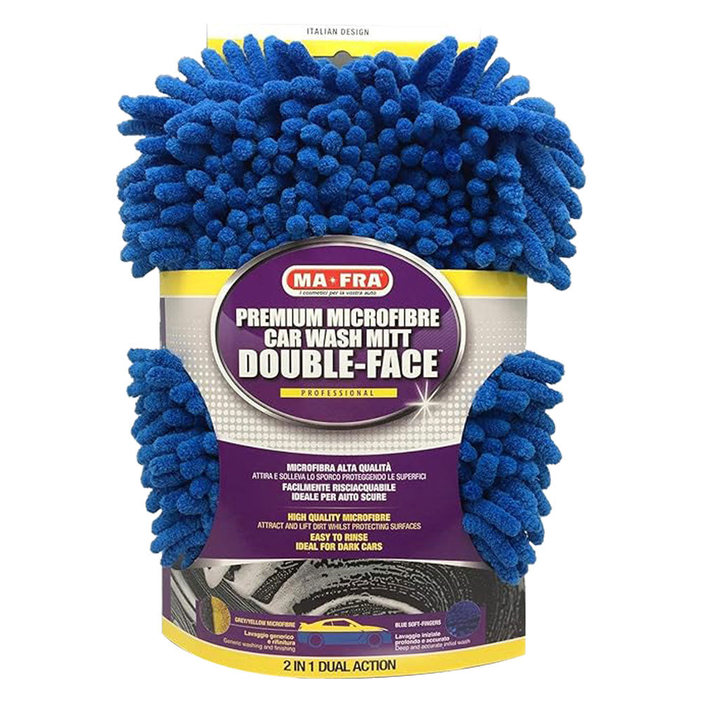 SPUGNA GUANTO 'DOUBLE FACE' in microfibra  - MA-FRA