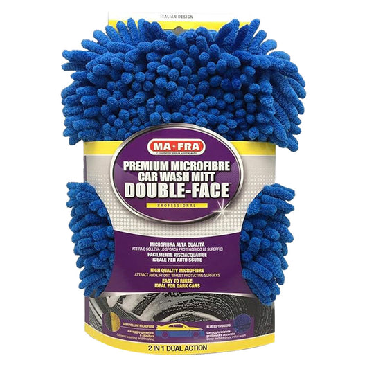 SPUGNA GUANTO 'DOUBLE FACE' in microfibra  - MA-FRA