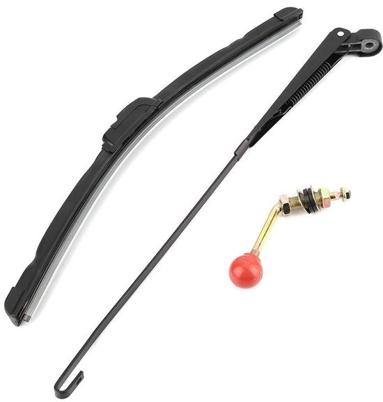 Raccoglitore di neve per auto universale - Manuale - Lunghezza del manubrio 450 mm - Lunghezza della vettura 400 mm - Materiale metallo/Kunststoff - Incluso 3 componenti strutturali