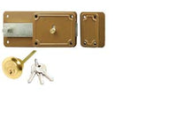 FERROGLIETTO SOLO CATENACCIO 6 MANDATE CILINDRO STACCATO- - mm.40 DX (P6040200) - 2 pezzi FACCHINETTI