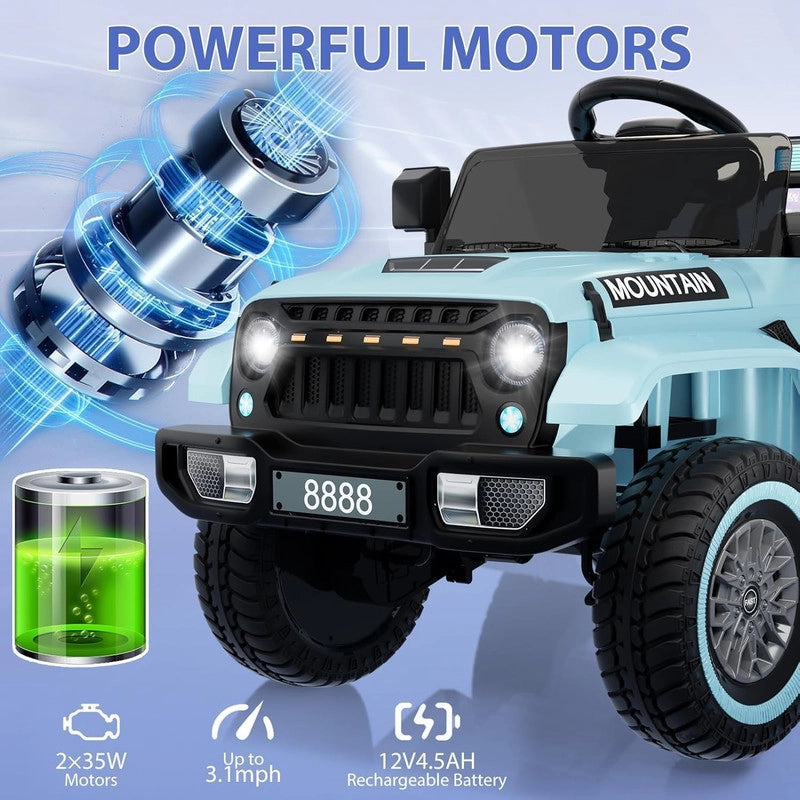 Auto Elettrica per Bambini 12V con Telecomando 2