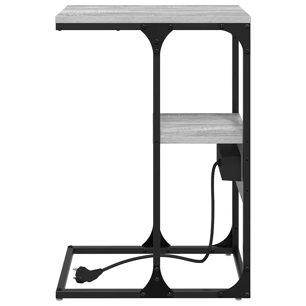 Comodino | Armadio da Notte | Mobiletto da notte con cassetto Grigio sonoma 41.5 x 26 x 60.5 cm