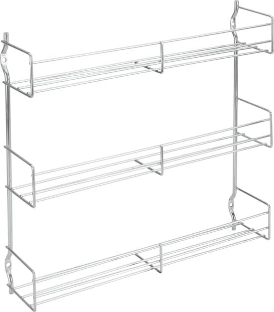 Rack a Specchi per Erbe 3 Livelli in Acciaio Inox - Ideale per la Cucina