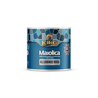 SMALTO MAIOLICA ALLUMINIO 9006  ESTERNI 100 G- 6,0 pz