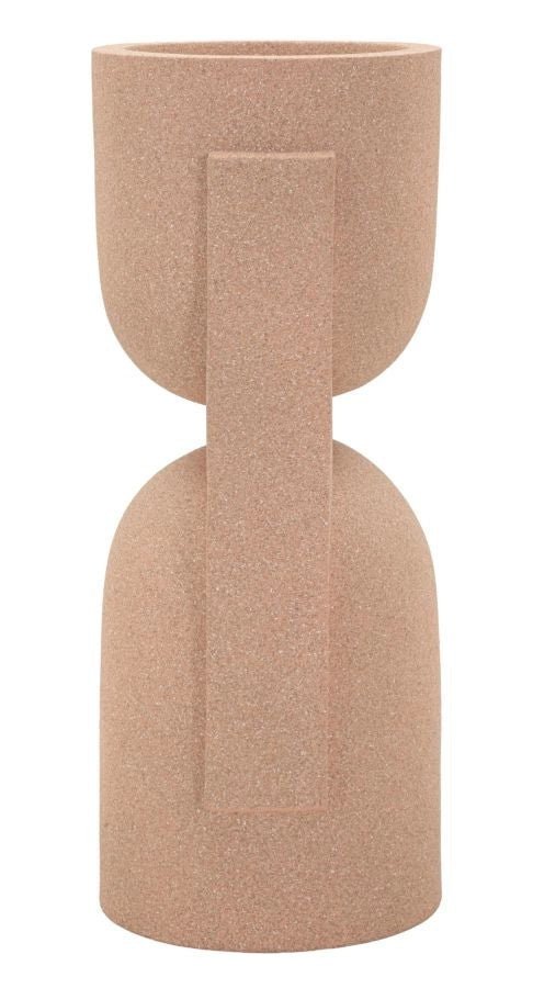 Porta Vaso da Esterno Nui 38x36x91 cm in Resina Rosso
