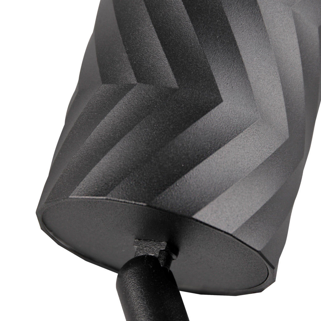 Lampada parete/soffitto 2 luci nero oro GU10 Arras Polux