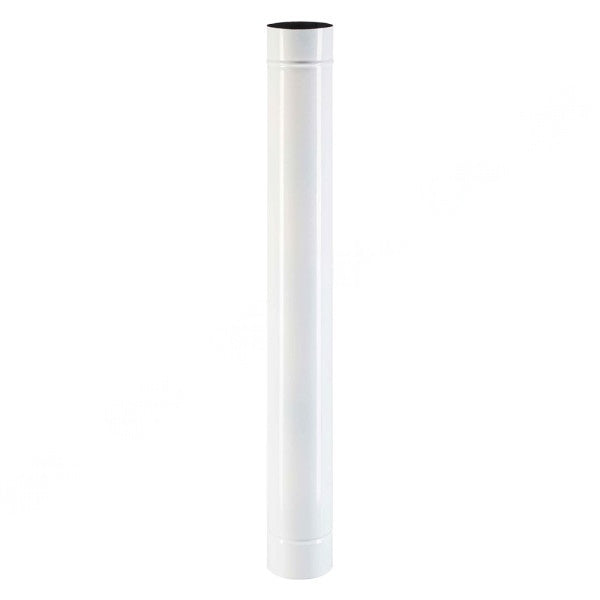 TUBO SMALTATO PER STUFE cm 50 ø 15 bianco EUROPROFIL