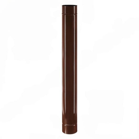 TUBO SMALTATO PER STUFE cm 50 ø 12 marrone EUROPROFIL