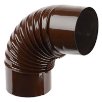 GOMITO SMALTATO PER STUFE ÃE¸ 15 - 90Â° marrone EUROPROFIL