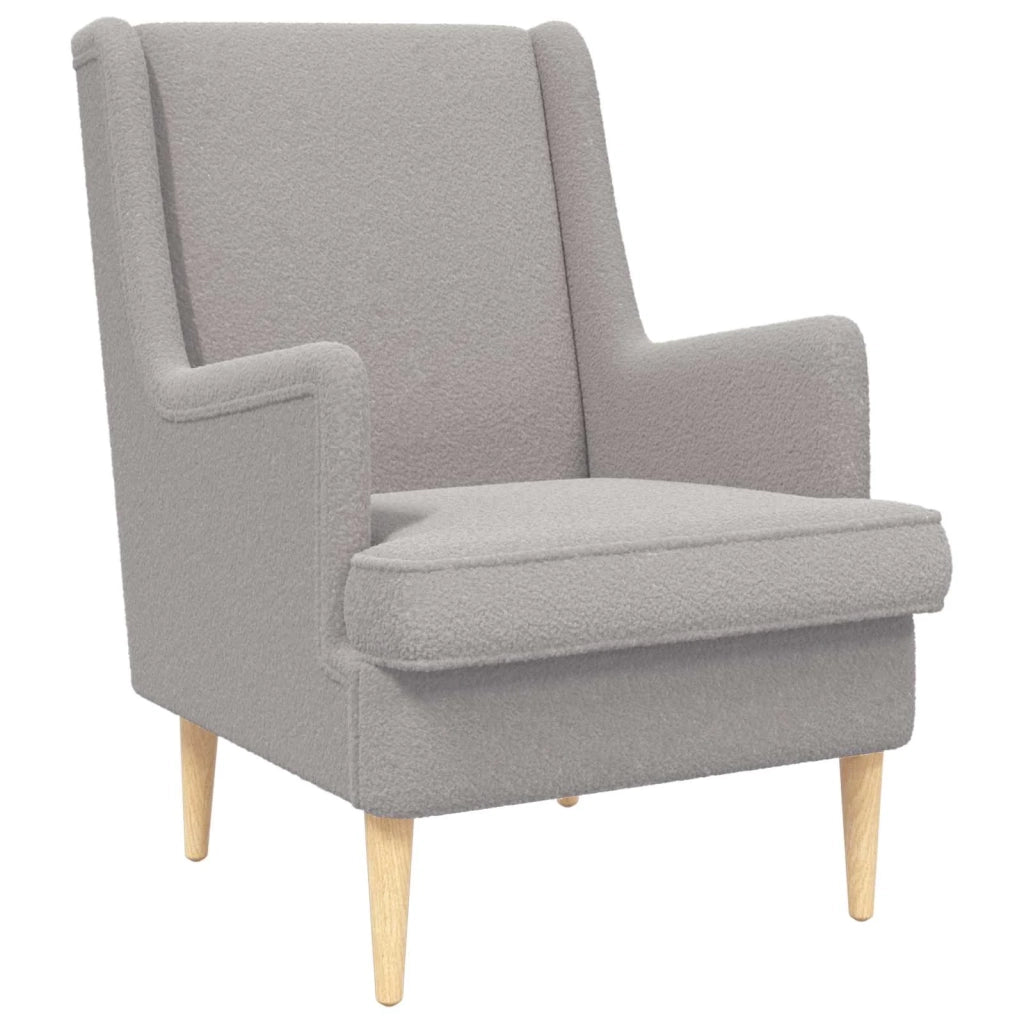 Poltrona | Sedia Relax Grigio Chiaro Boucl¨¦