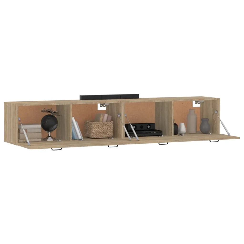 Mobili Parete 2 pz Rovere Sonoma 100x36,5x35 cm in Multistrato 3115670