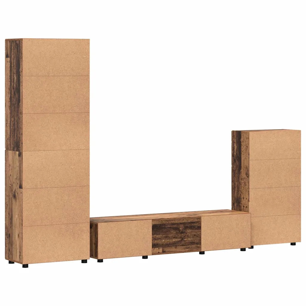 Set mobile TV FLORIN 3 pcs Legno vecchio Legno multistrato 3397982