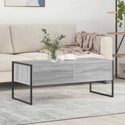 Tavolino da salotto con cassetto Grigio Sonoma 100 x 46 x 40 cm 886447