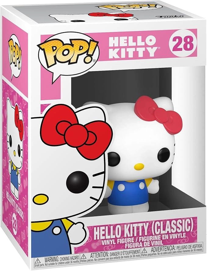Funko Pop! Vinyl Sanrio: Hello Kitty-HK - (Classic) - (CLSC) - Figura in Vinile da Collezione,Eta 3+