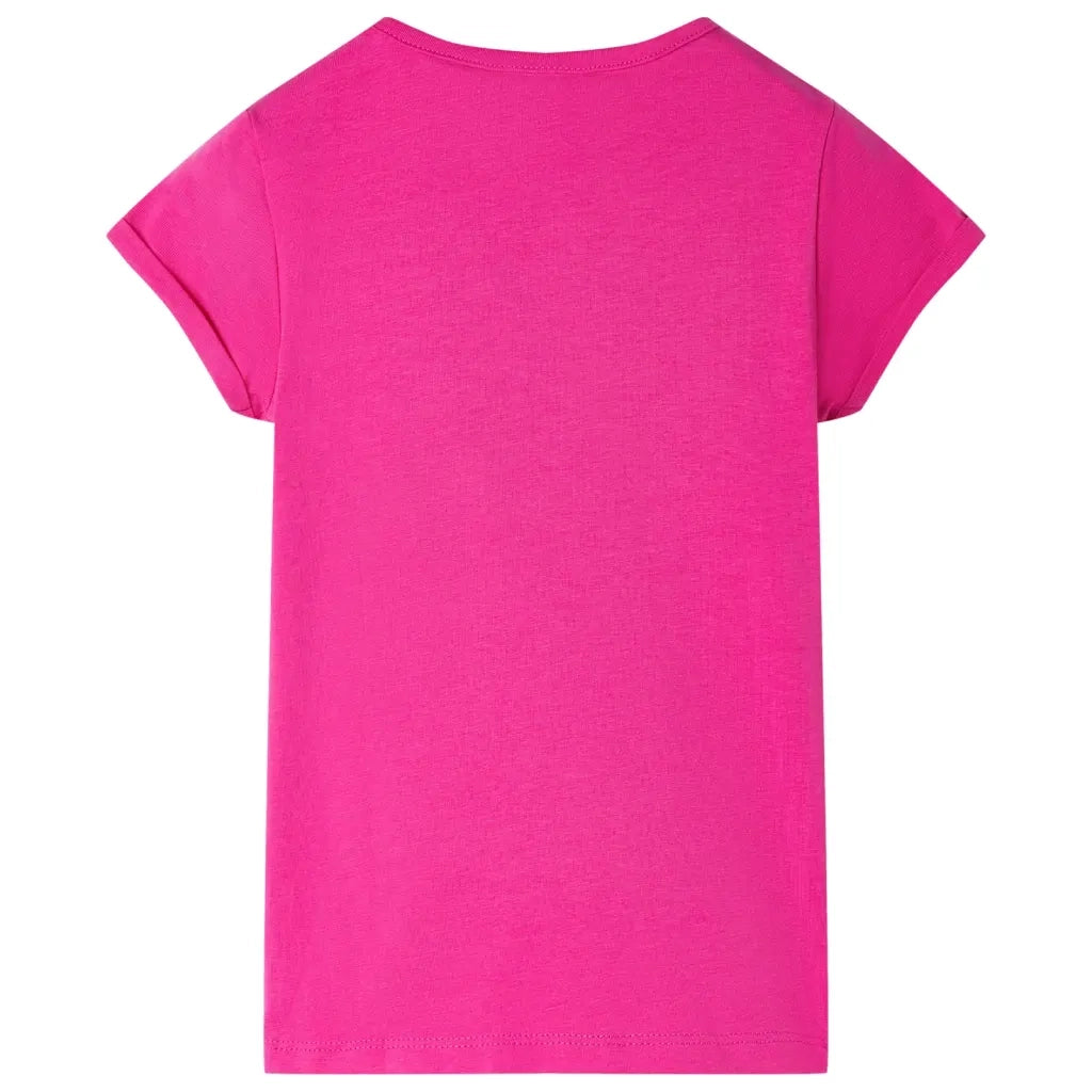Maglietta da Bambina Rosa Scuro 128 10742