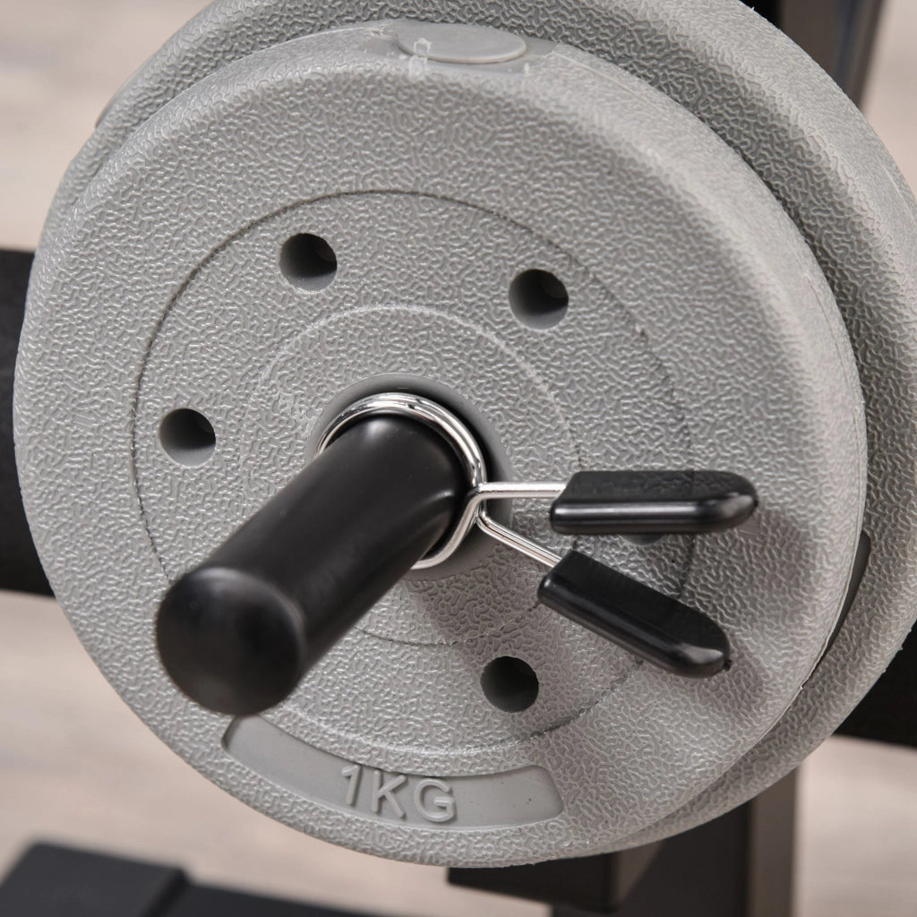 Panchetta per allenamento con manubri, regolabile, stazione fitness ¨C Minimal ¨C acciaio e plastica, nero e rosso