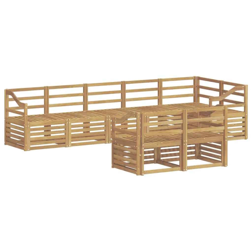Set di divani da esterno 8 pcs Bianco 304 x 126,5 x 73 cm 3392049