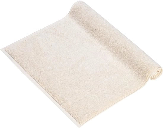 Matrimoniale Badmat Premium 100% Cotone | 50 x 70 cm | 100% Cotone | Materiale Extra Soffice | Matrimoniale Badmat | Colore: Crema
