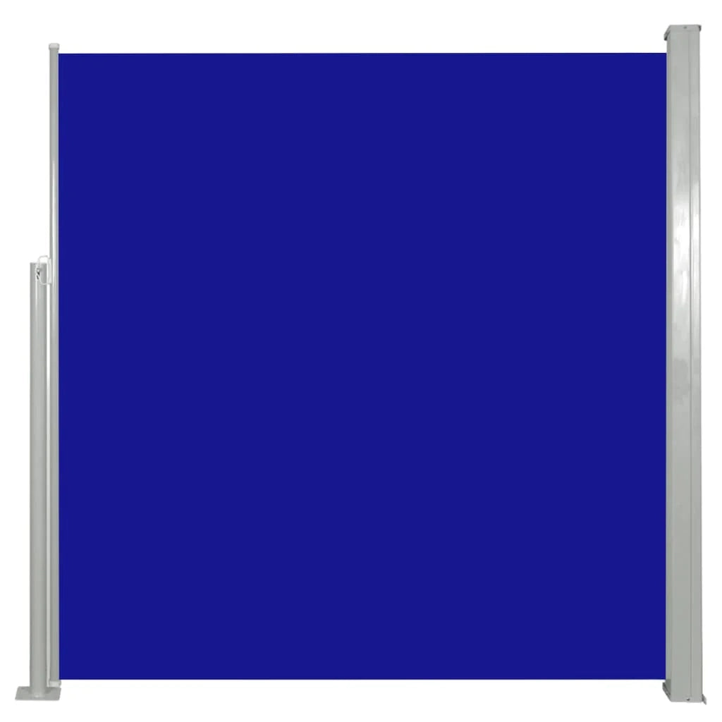 Tenda da sole laterale retrattile/schermo privacy per patio giardino terrazza balcone 140 x 300 cm blu 02_0007088