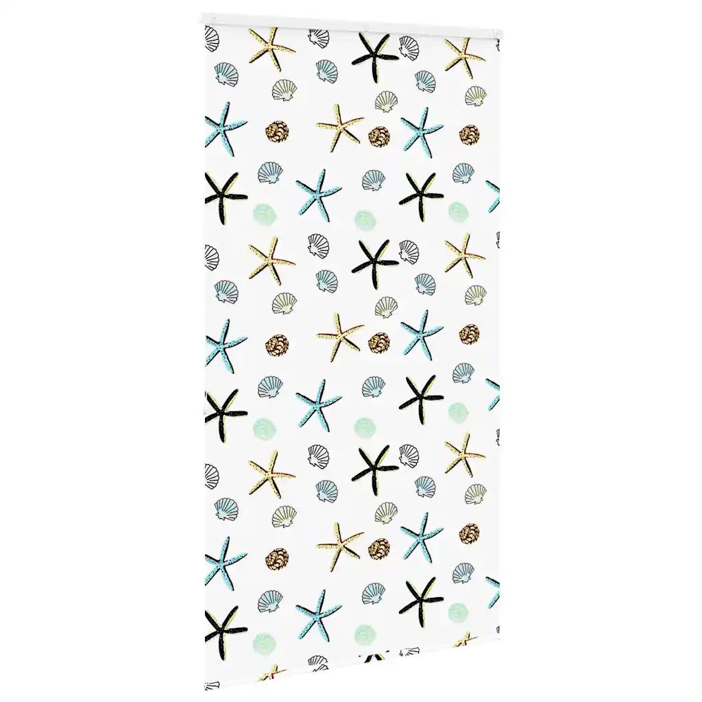 Tenda a Rullo Doccia con Cassonetto 130x240cm Larghezza Tessuto 4015026