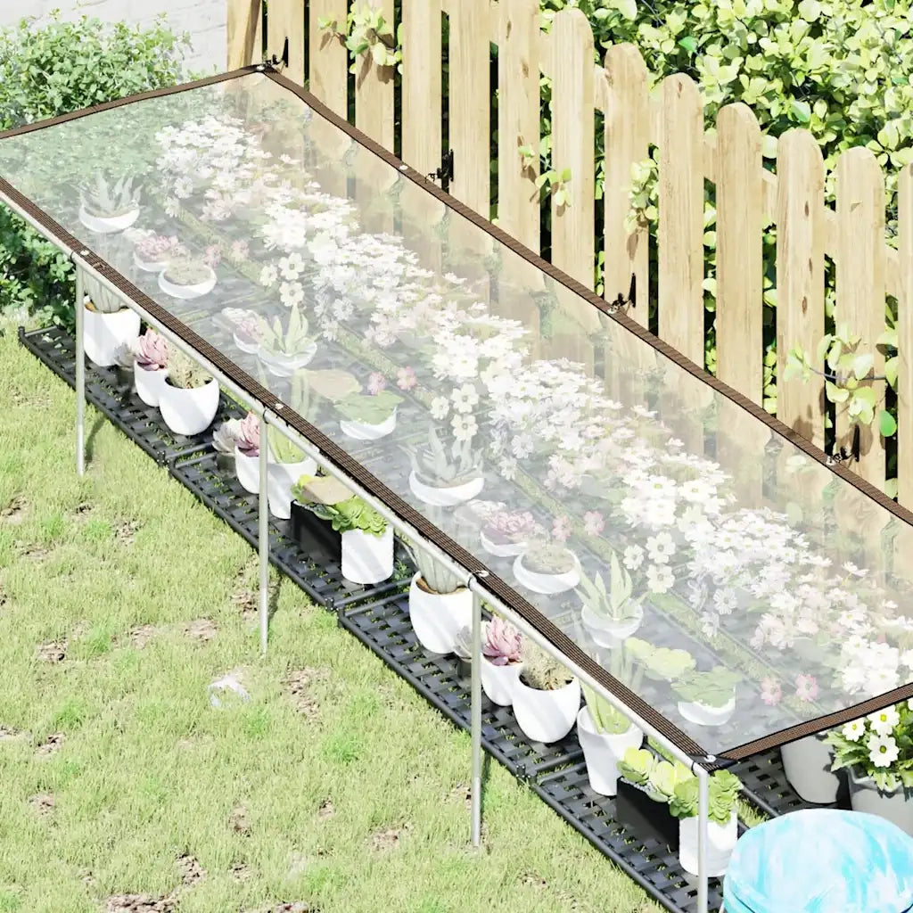 vidaXL Copertura per Piante con Occhielli 1x4 m in Polietilene