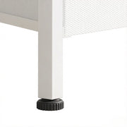 SCRIVANIA Angolare 172x100 cm con LED RGB e 2 Cassetti Bianco