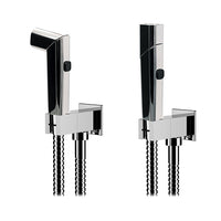 KIT DOCCETTA SHUT-OFF DOPPIA FUNZIONE QUADRA- Cromo- RERU- pezzi 1