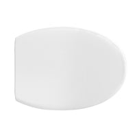 SEDILE WC PER GLOBO VASO RONDA FORMA 1- Bianco - Cerniere C espansione- CW- pezzi 1