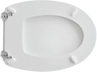 SEDILE WC PER GLOBO VASO RONDA FORMA 1- Bianco - Cerniere C espansione- CW- pezzi 1