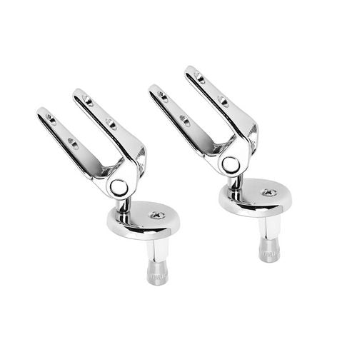 CERNIERE SOVRAPPOSTE PER COPRIWATER FISSAGGIO AD ESPANSIONE- Cromo- CW- pezzi 1