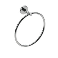 PORTA ASCIUGAMANI AD ANELLO MOD. CLASS- Spazzolato cm 21xh.23x7- METAF- pezzi 1