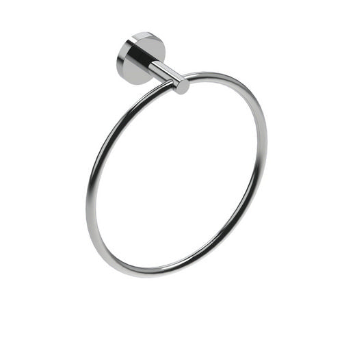 PORTA ASCIUGAMANI AD ANELLO MOD. CLASS- Spazzolato cm 21xh.23x7- METAF- pezzi 1