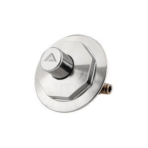 PULSANTE BATTERIA STANDARD CROMATO S/TUBO RAME COMPLETO DI BORCHIA- Cromo- RIZZO- pezzi 1