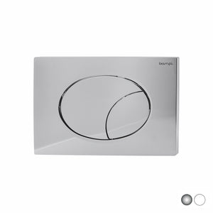 PLACCA DOPPIO SCARICO FLOW- Cromo- BAMPI- pezzi 1