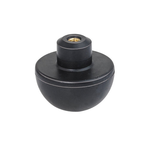 MINISFERA IN GOMMA NERA NR C/FIL.  M4- Diam. Est. mm. 36- G.M.P- pezzi 1