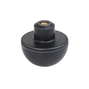 MINISFERA IN GOMMA NERA NR C/FIL.  M4- Diam. Est. mm. 36- G.M.P- pezzi 1