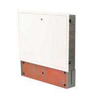 CASSETTA METALLICA PER COLLETTORI CON PIEDINI- mm 700 x 630  x  80/130- ATON- pezzi 1