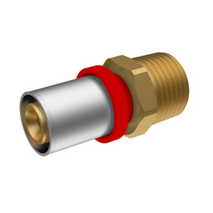 RACCORDO A PRESSARE IKARO DIRITTO MASCHIO- 1 x 32 -CONF- IKARO- pezzi 1