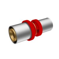 RACCORDO A PRESSARE IKARO DIRITTO DOPPIO RIDOTTO- 32 x 20 -CONF- IKARO- pezzi 1