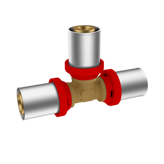 RACCORDO A PRESSARE IKARO A T- Diam. 26 -CONF- IKARO- pezzi 1