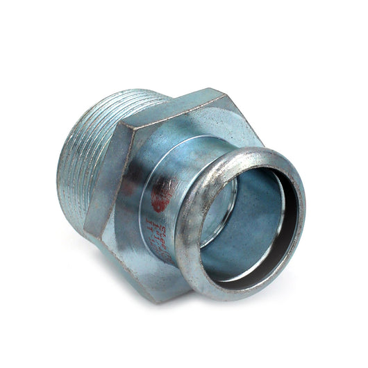 MANICOTTO MISTO FILETTO MASCHIO A PRESSARE IN ACCIAIO AL CARBONIO- 11/2 x 35- R.M.- pezzi 1