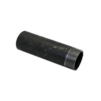 TRONCHETTO NERO FILETTATO ACCIAIO- Lungh. 150 - 11/2- IKARO- pezzi 1