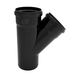 DERIVAZIONE PHONO BLACK 45Â° MF- Diam. 110/110- NICOL- pezzi 1