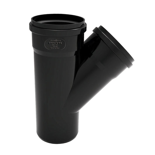 DERIVAZIONE PHONO BLACK 45Â° MF- Diam. 110/110- NICOL- pezzi 1