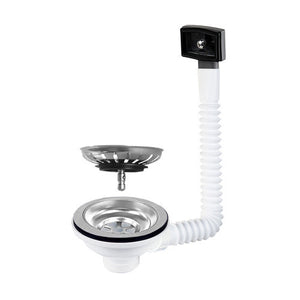 PILETTA LAVELLO CESTELLO ASPORTABILE CON TROPPO PIENO- 11/2 D.115 CTP Rettangolare- GHIDI- pezzi 1