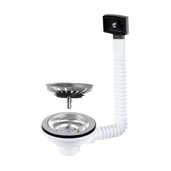 PILETTA LAVELLO CESTELLO ASPORTABILE CON TROPPO PIENO- 11/2 D.115 CTP Rettangolare- GHIDI- pezzi 1